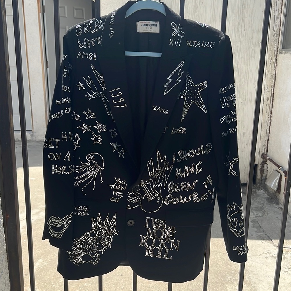 Zadig Voltaire Viva Strass Blazer